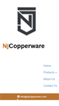 Mobile Screenshot of njcopperware.com