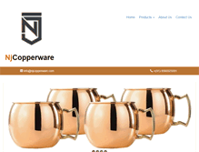 Tablet Screenshot of njcopperware.com
